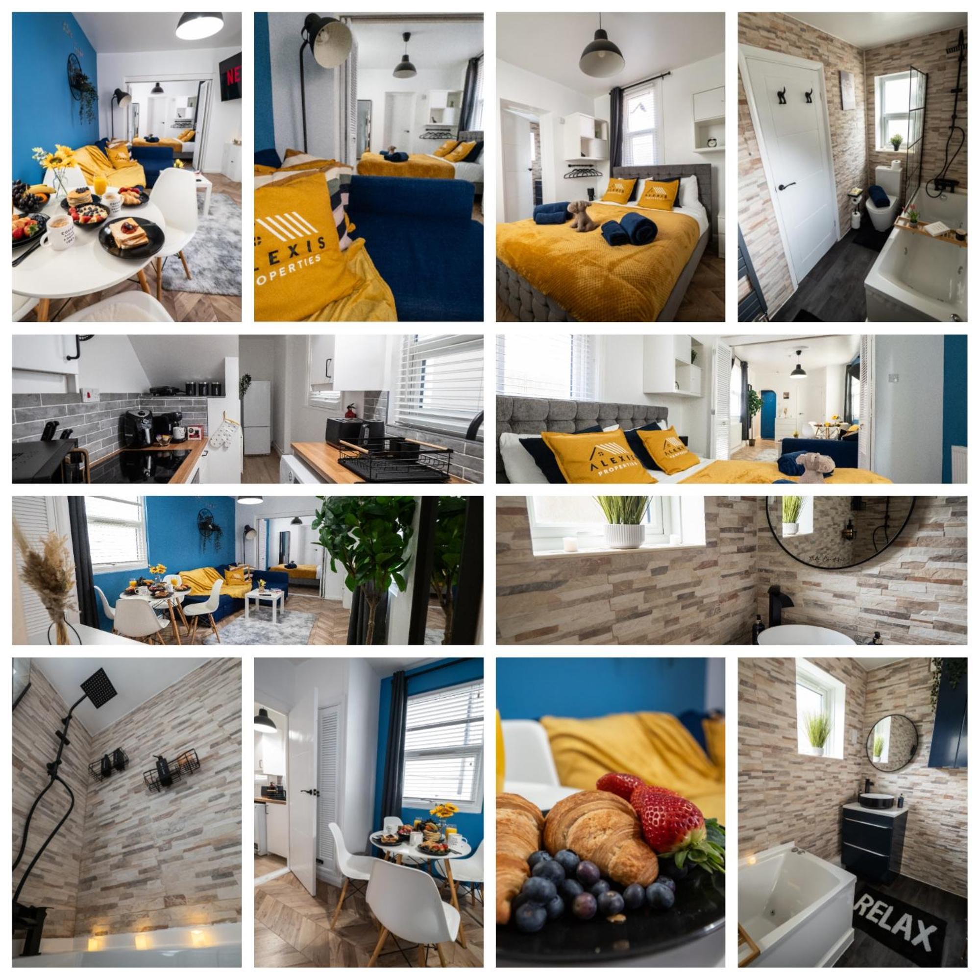 Seaside Retreat: Luxury 1-Bed, Free Parking Apartman Portsmouth Kültér fotó